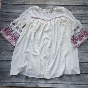 Umgee Babydoll Dress/Tunic  Sz Large